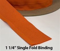 1 1/4" Single Fold Stayfast Binding