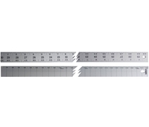 60" Aluminum Ruler (Inches and Metric)