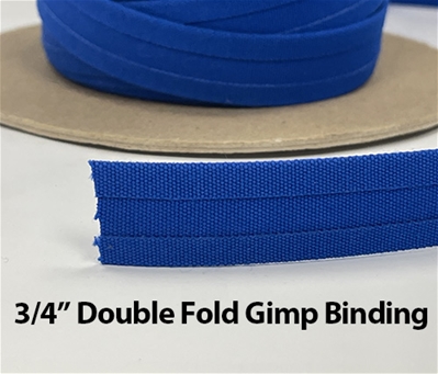 3/4" Double Fold Acrylic Binding